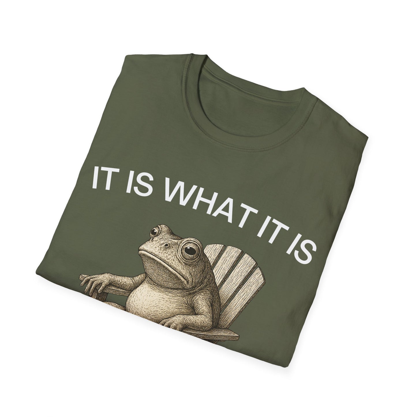 It Is What It Is And It Is Not Great (Frog) T-shirt