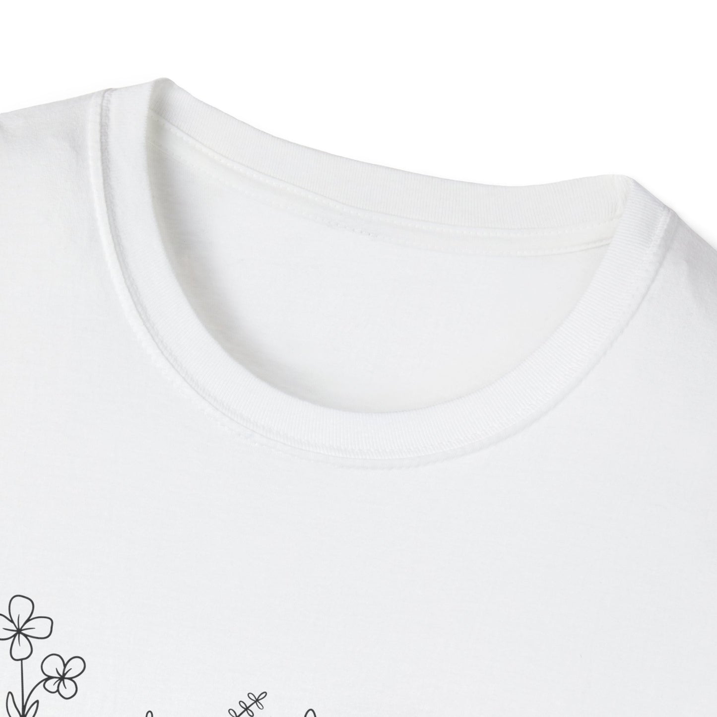 Grow Positive Thoughts (Line Art) T-shirt