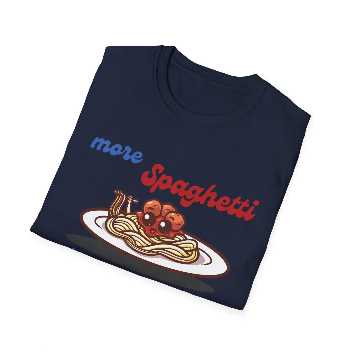 More Spaghetti Less Upsetti (Retro) T-shirt