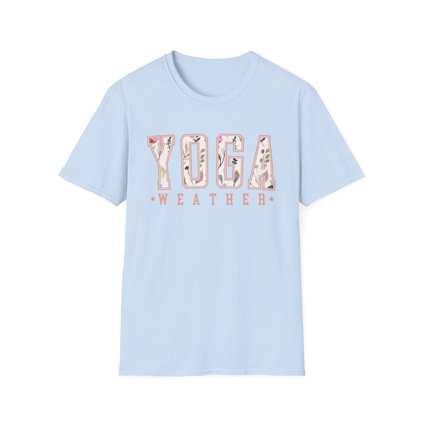 Yoga Weather (Watercolor Floral) T-shirt