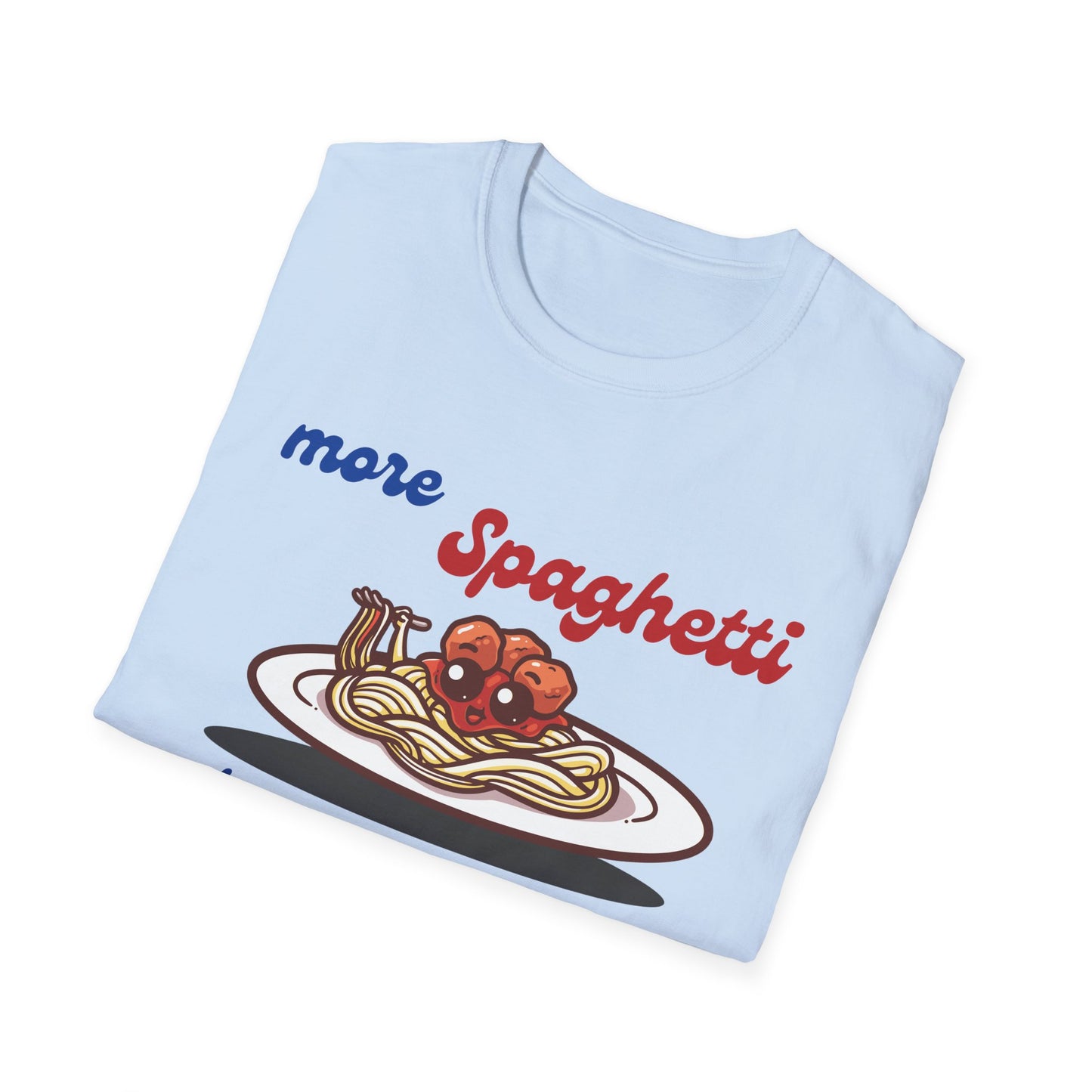 More Spaghetti Less Upsetti (Retro) T-shirt