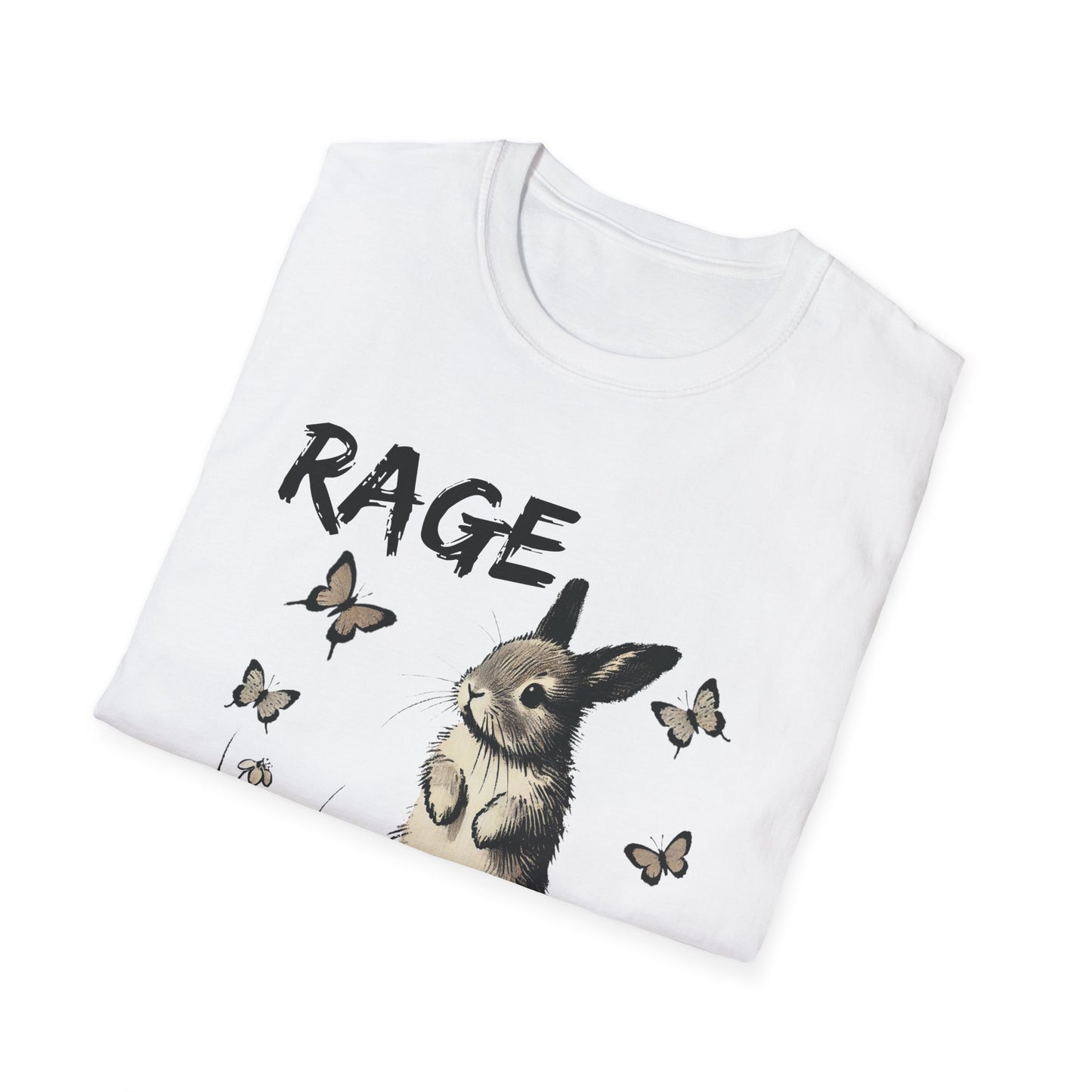 Rage Consumes Me (Rabbit & Butterflies) T-shirt