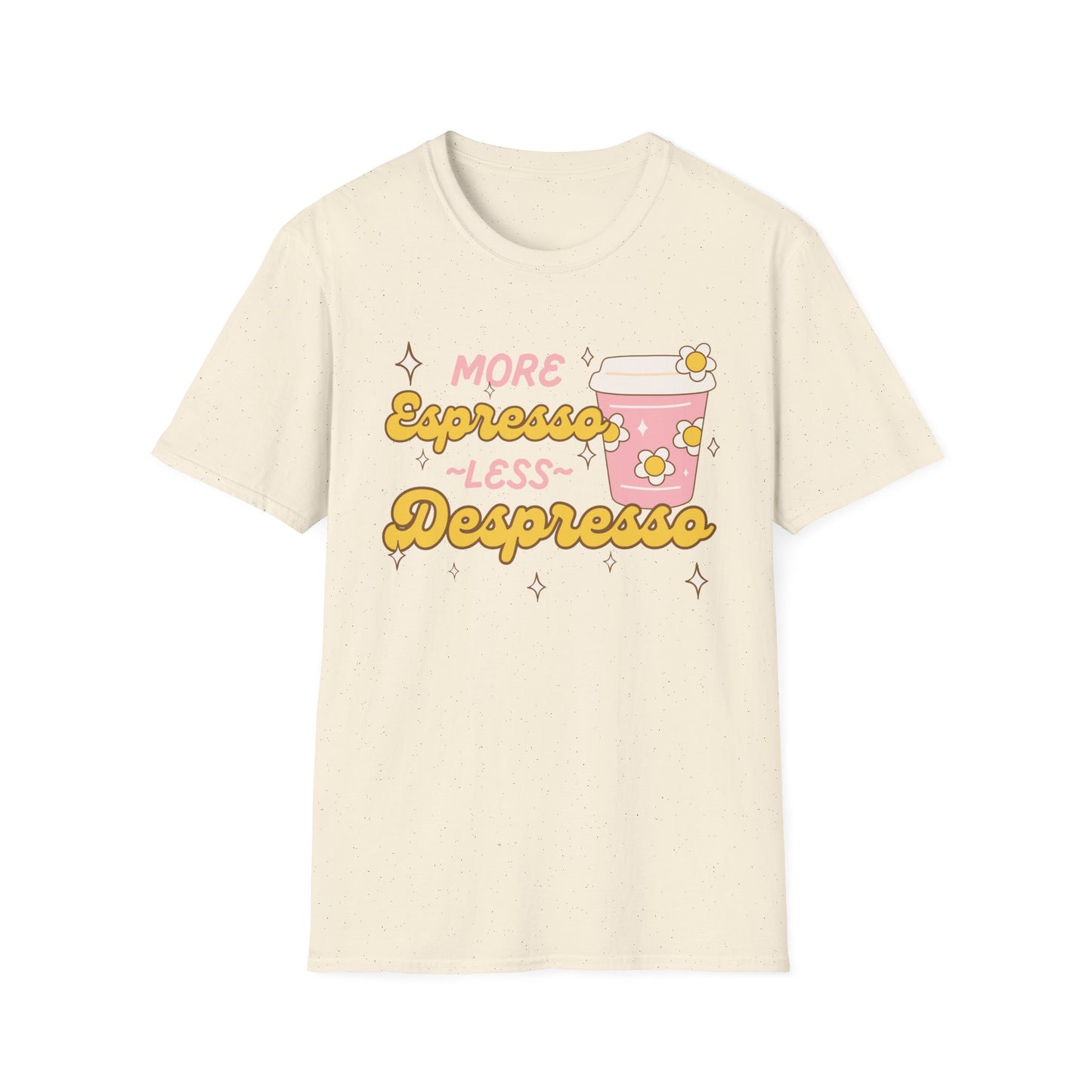 More Espresso, Less Depresso (Groovy) T-shirt