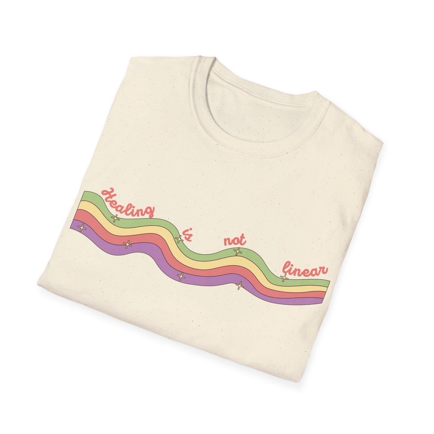 Healing Is Not Linear (Groovy) T-shirt