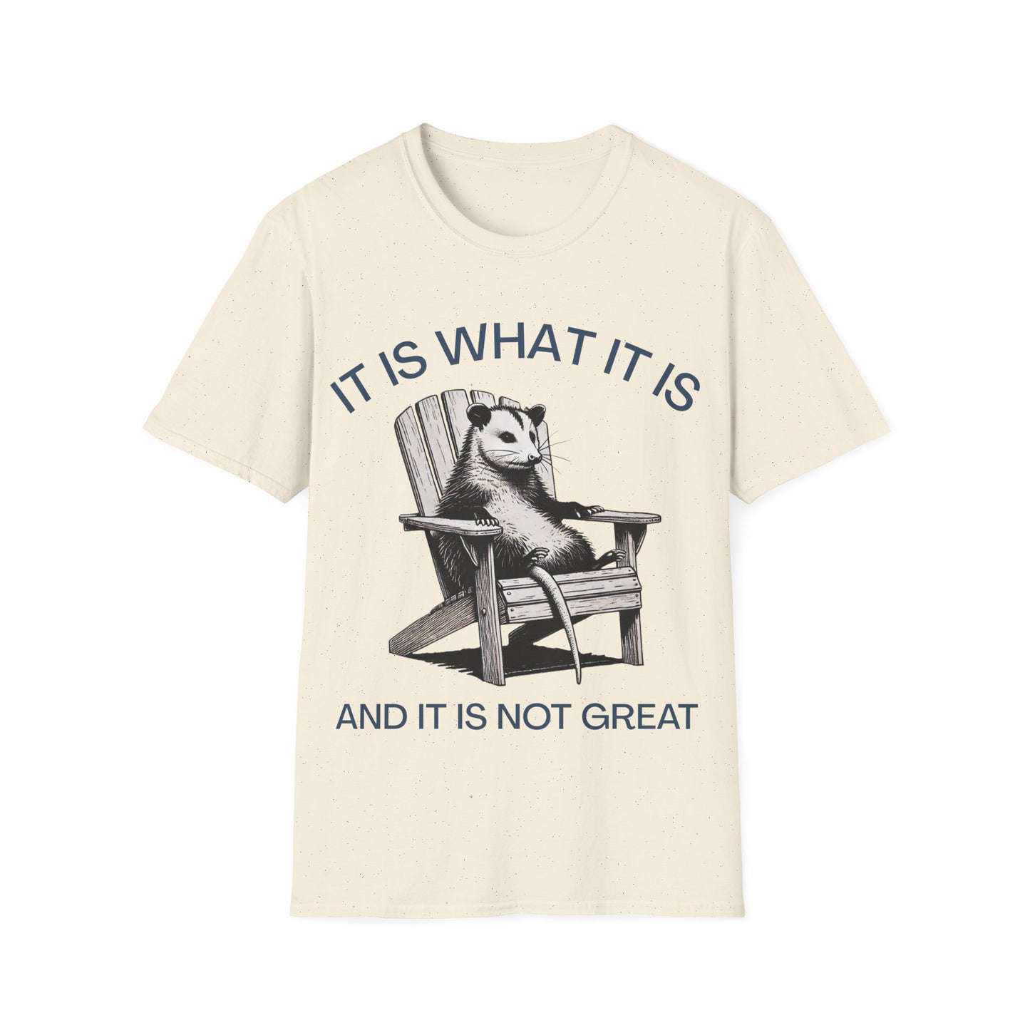 It Is What It Is And It Is Not Great (Opossum) T-shirt