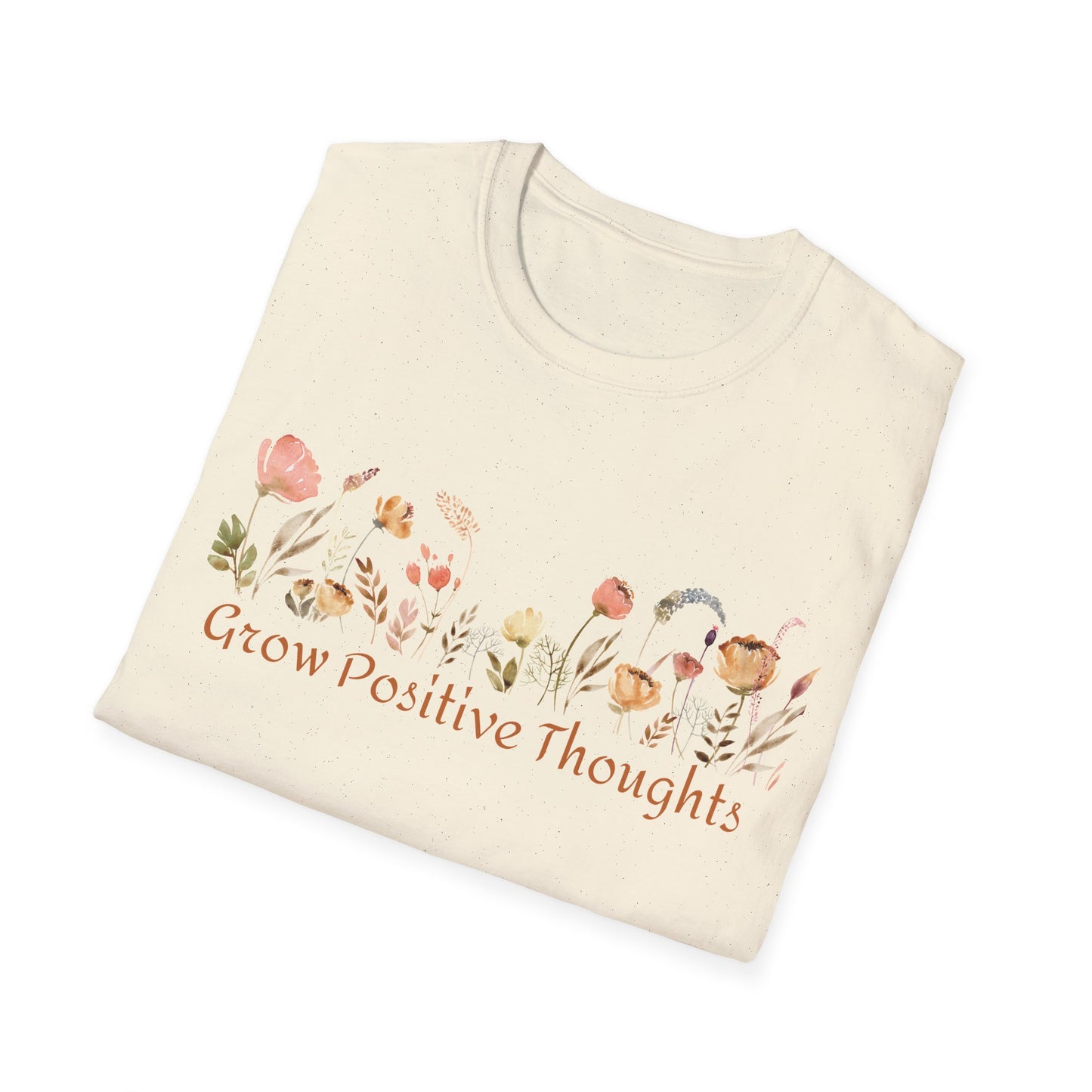 Grow Positive Thoughts (Watercolor) T-shirt