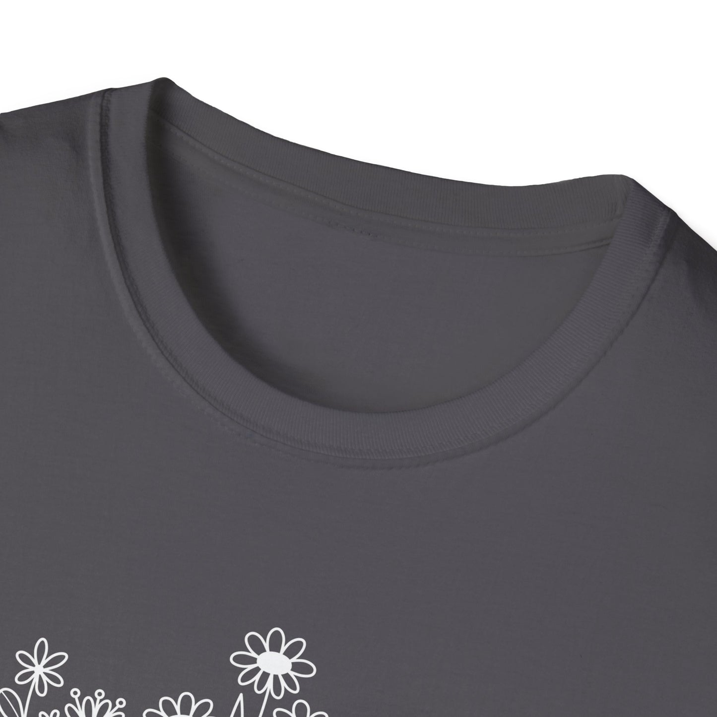 You Belong Among The Wildflowers (Line Art) T-shirt
