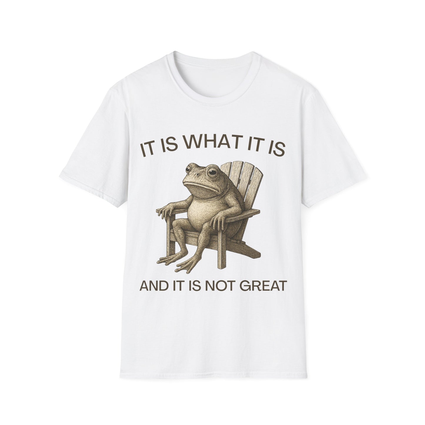 It Is What It Is And It Is Not Great (Frog) T-shirt
