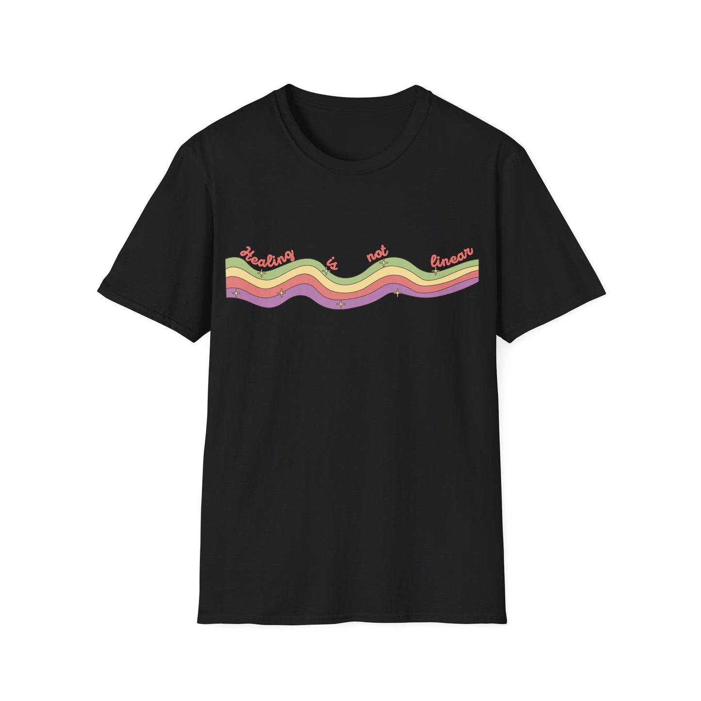 Healing Is Not Linear (Groovy) T-shirt