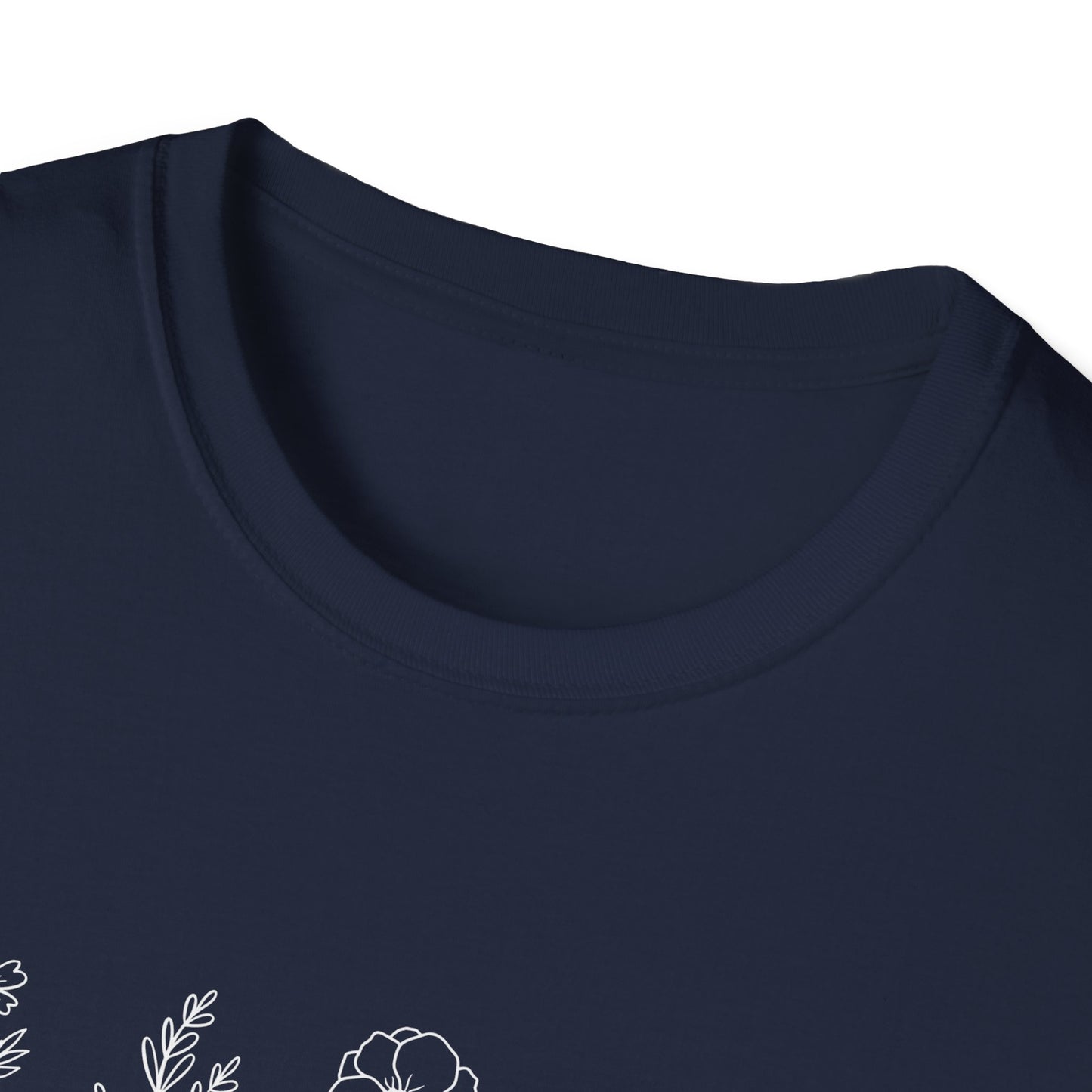 Grow Positive Thoughts (Line Drawing) T-shirt