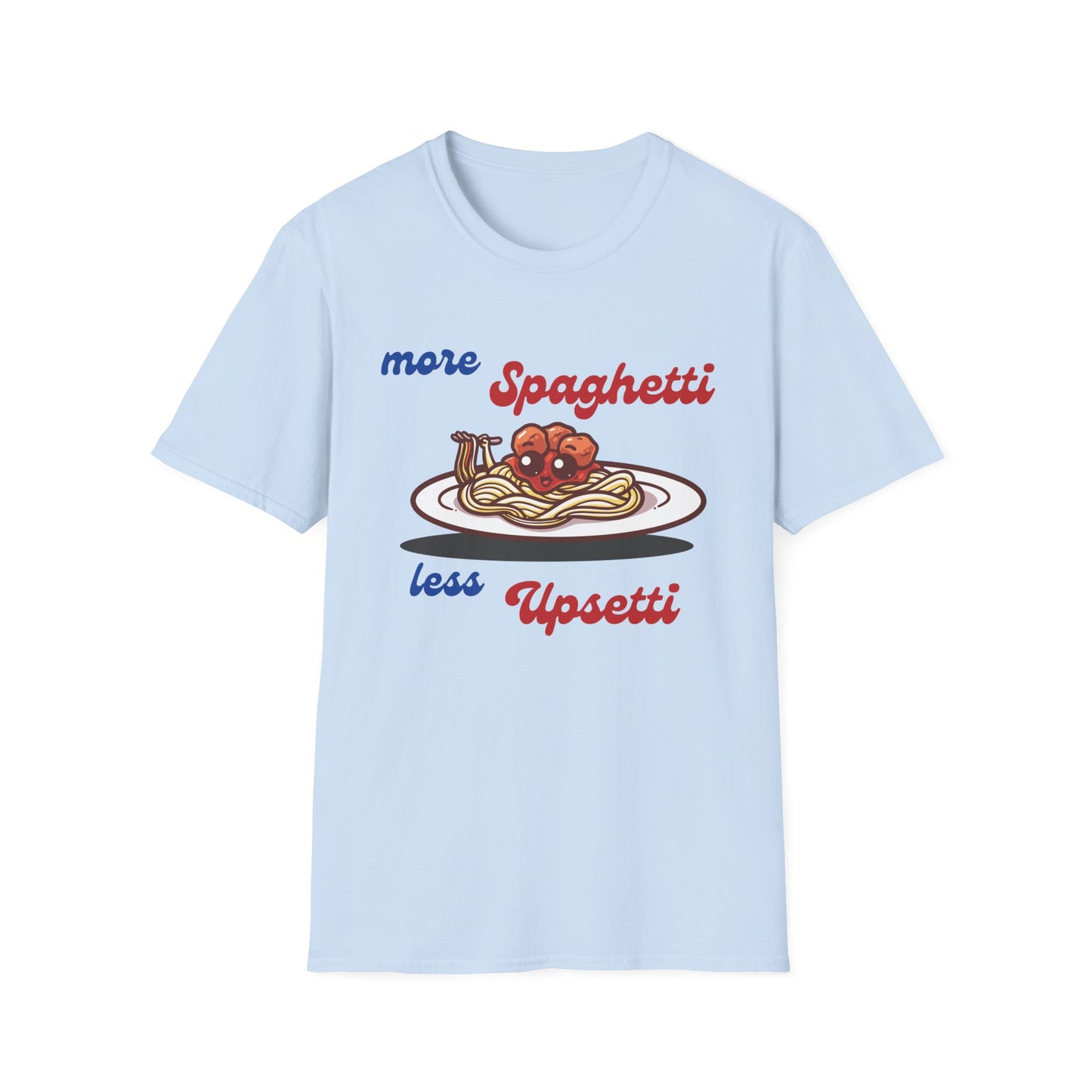 More Spaghetti Less Upsetti (Retro) T-shirt