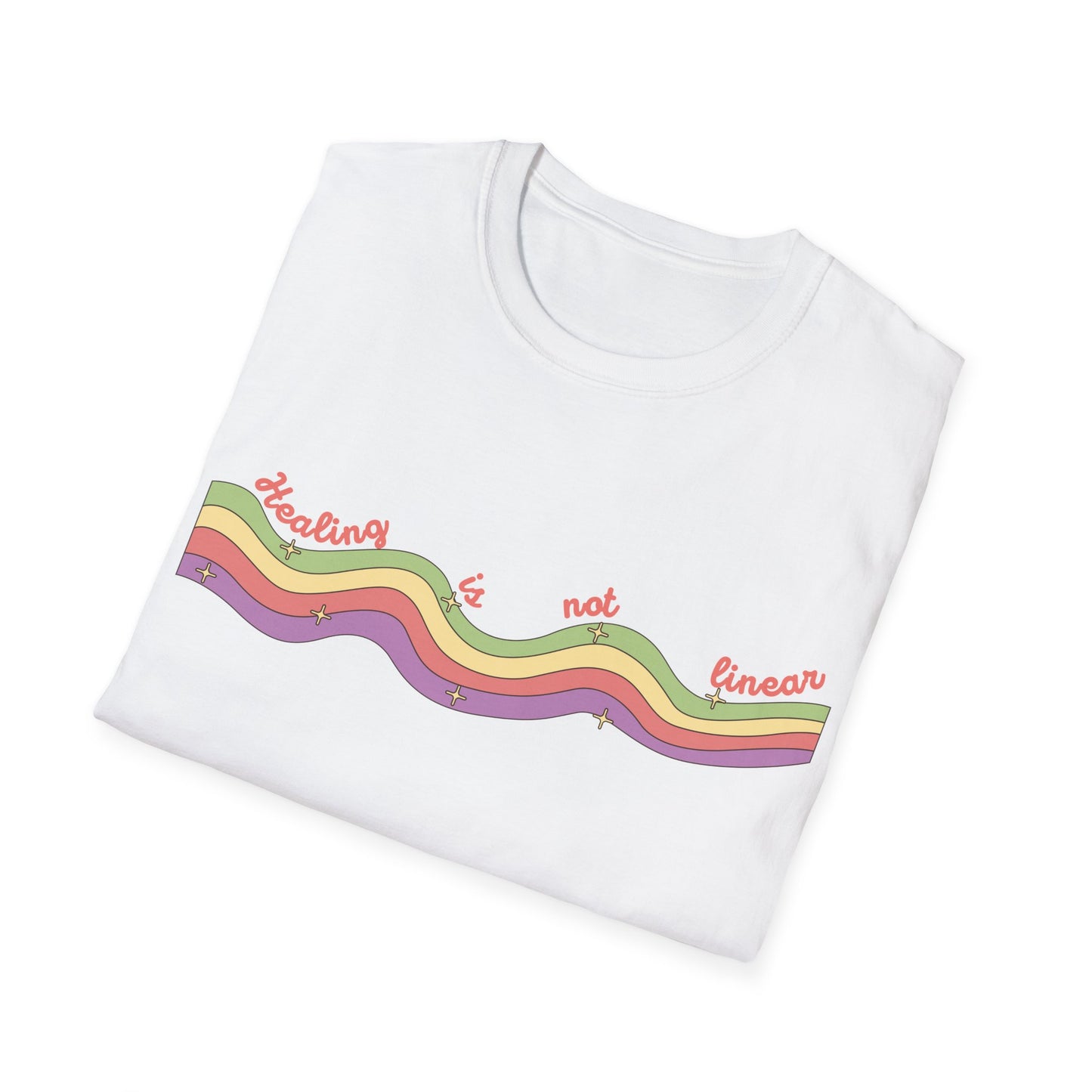 Healing Is Not Linear (Groovy) T-shirt