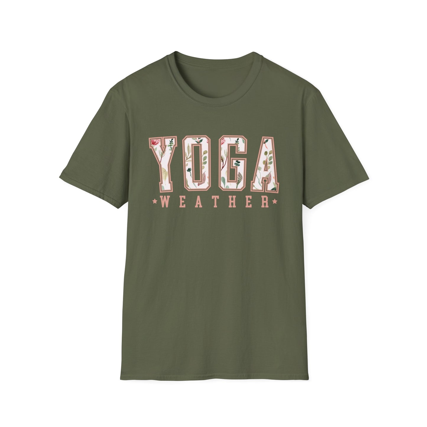 Yoga Weather (Watercolor Floral) T-shirt