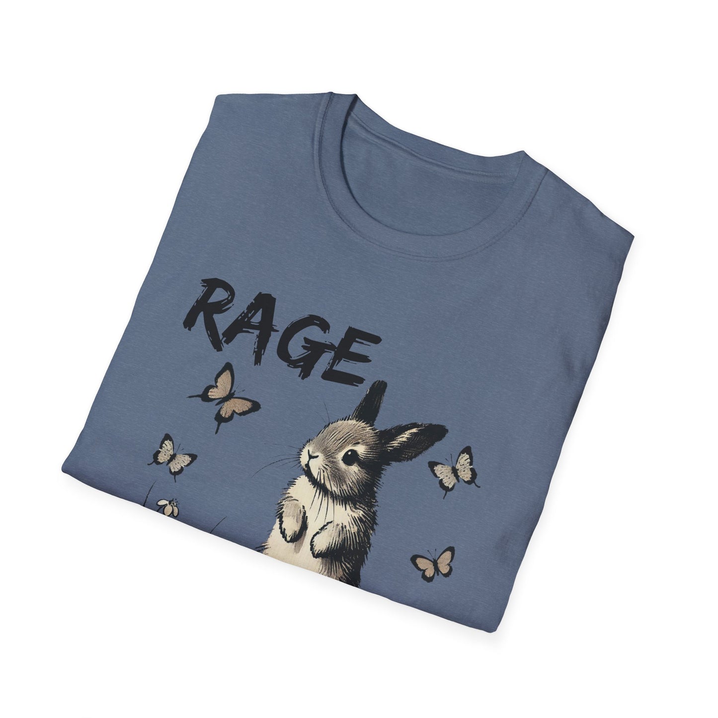 Rage Consumes Me (Rabbit & Butterflies) T-shirt