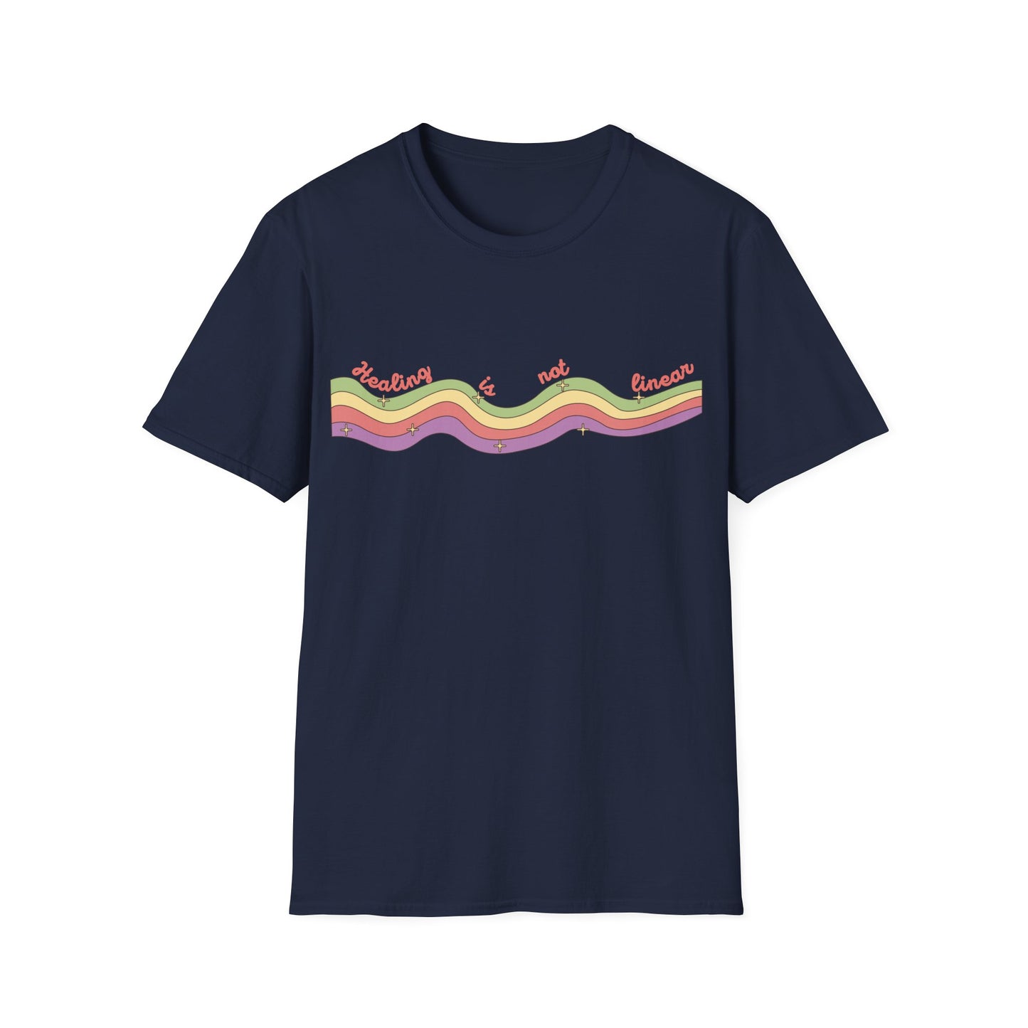 Healing Is Not Linear (Groovy) T-shirt