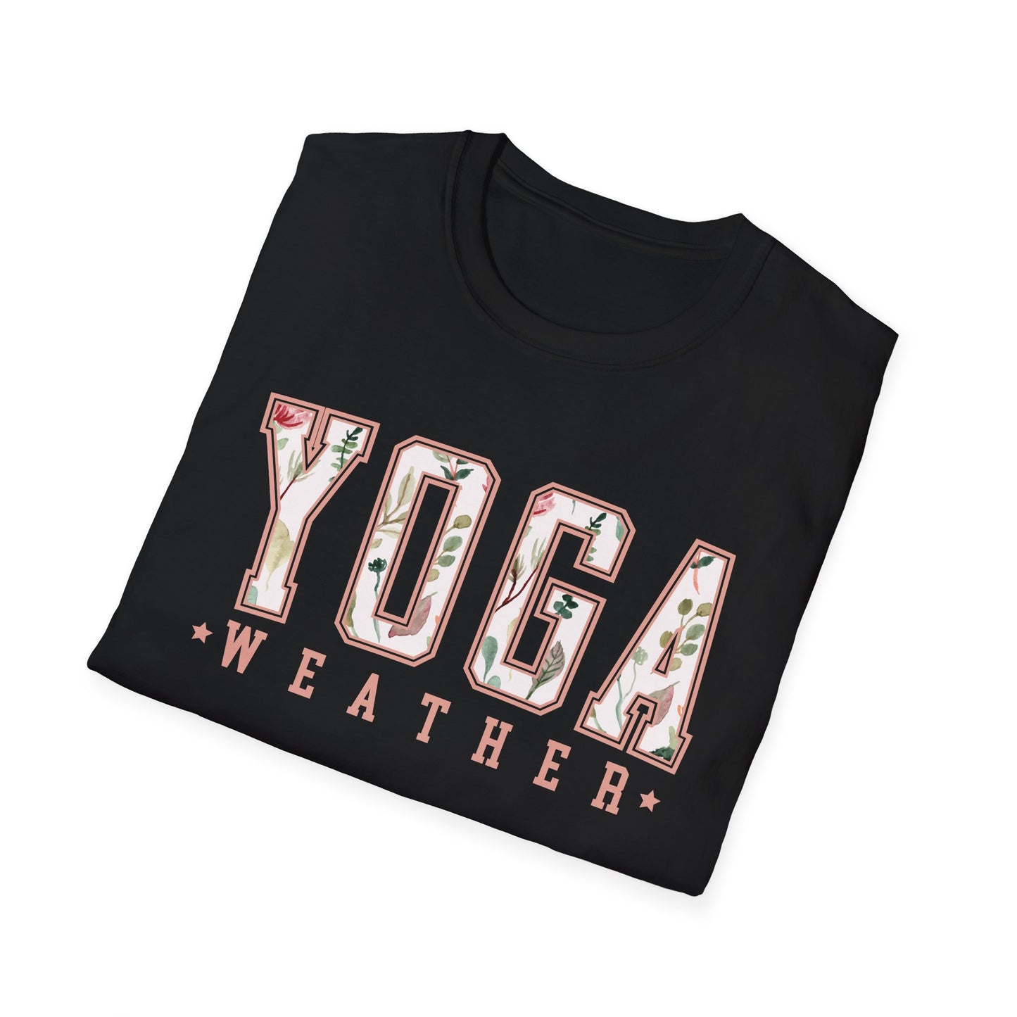 Yoga Weather (Watercolor Floral) T-shirt
