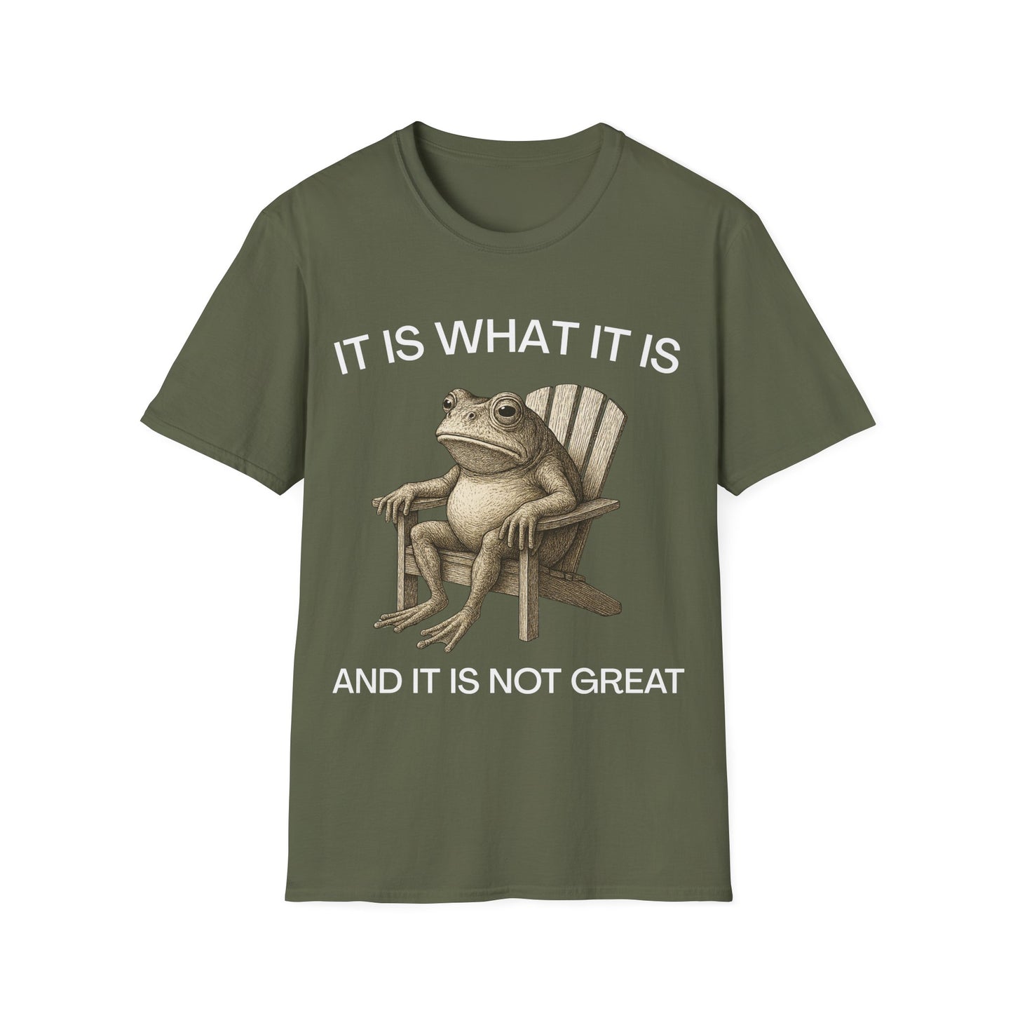 It Is What It Is And It Is Not Great (Frog) T-shirt
