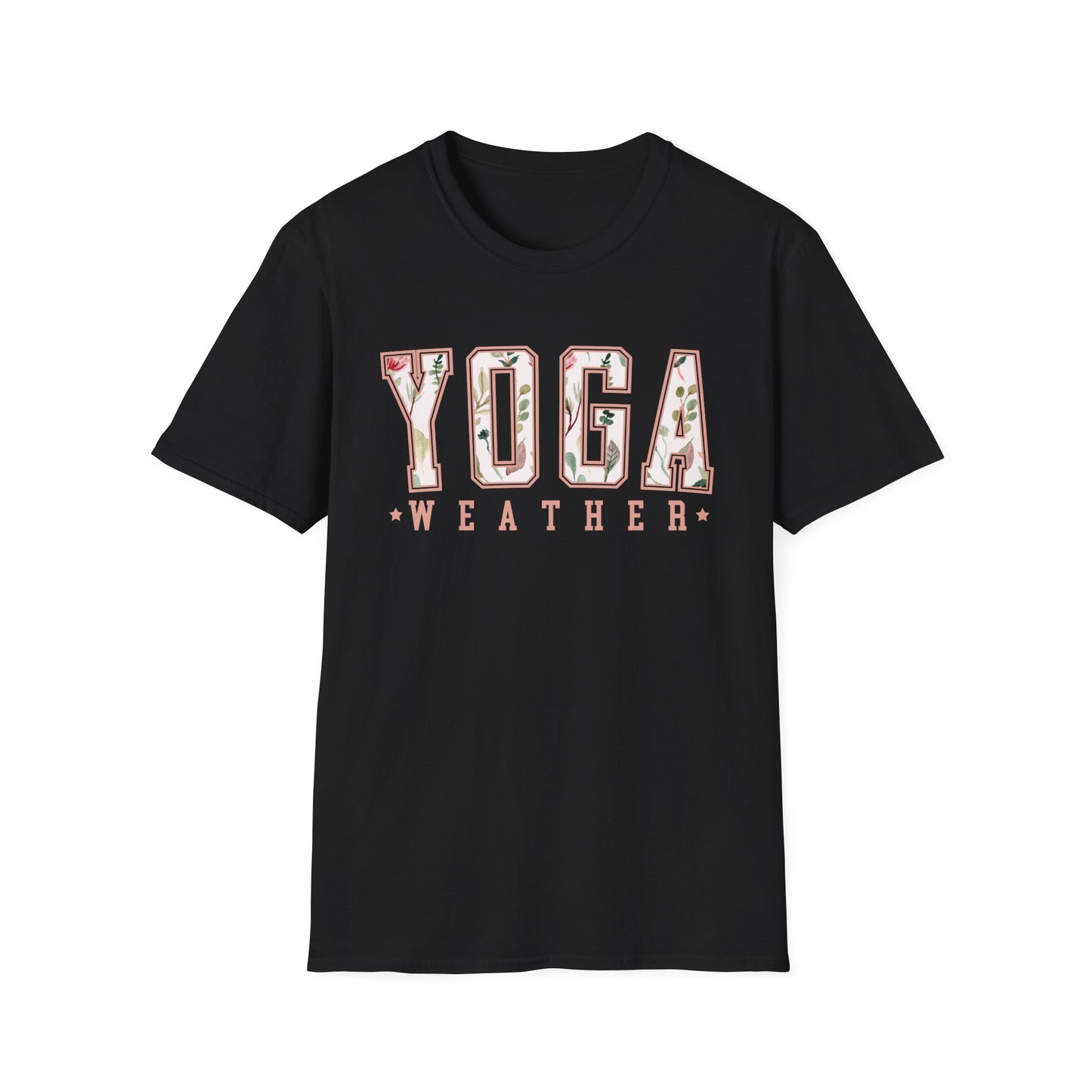 Yoga Weather (Watercolor Floral) T-shirt