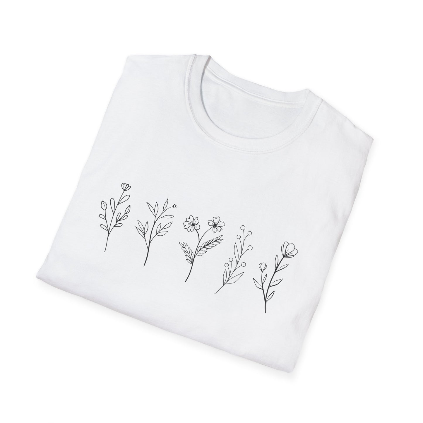 Botanical Line Drawing T-shirt