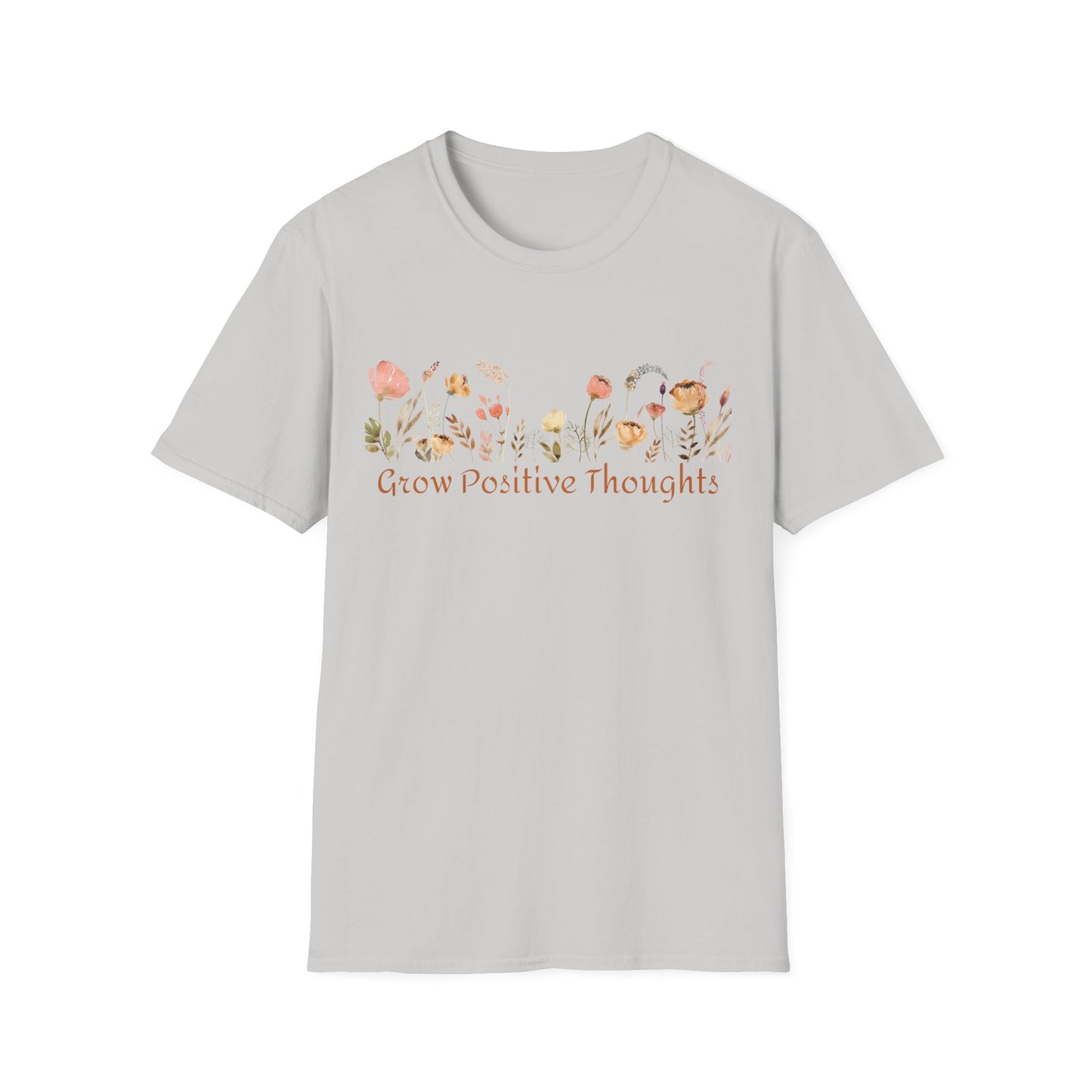 Grow Positive Thoughts (Watercolor) T-shirt