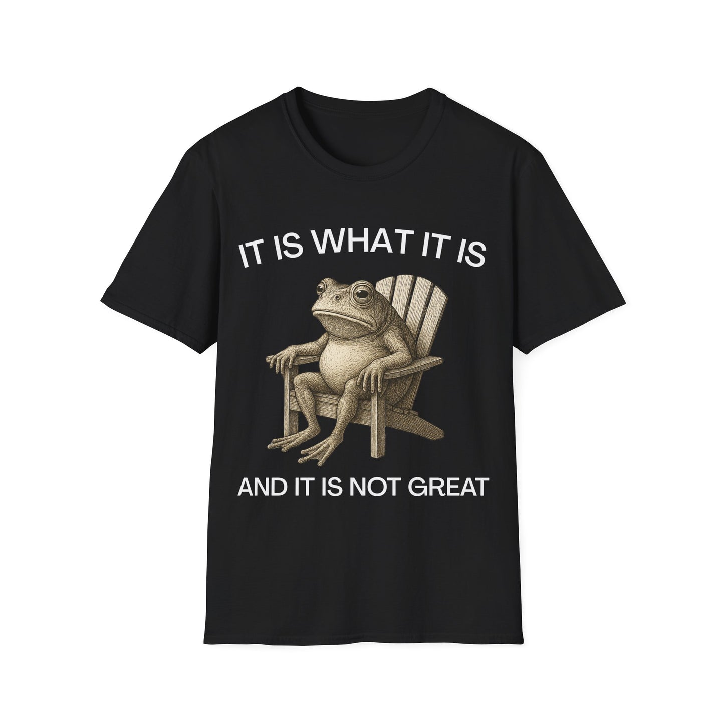 It Is What It Is And It Is Not Great (Frog) T-shirt