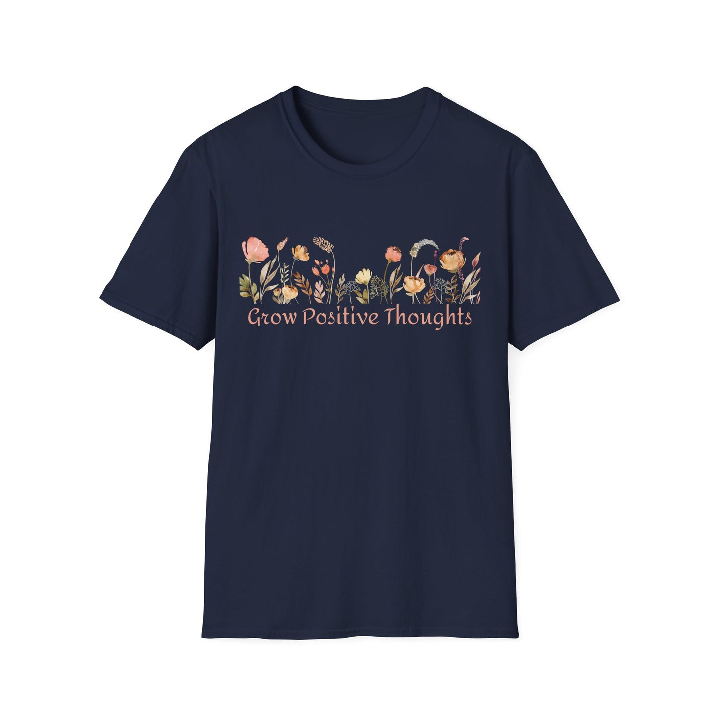 Grow Positive Thoughts (Watercolor) T-shirt