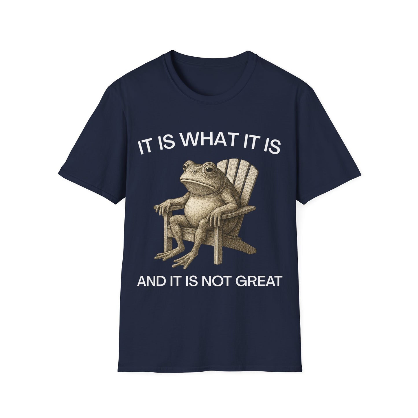 It Is What It Is And It Is Not Great (Frog) T-shirt