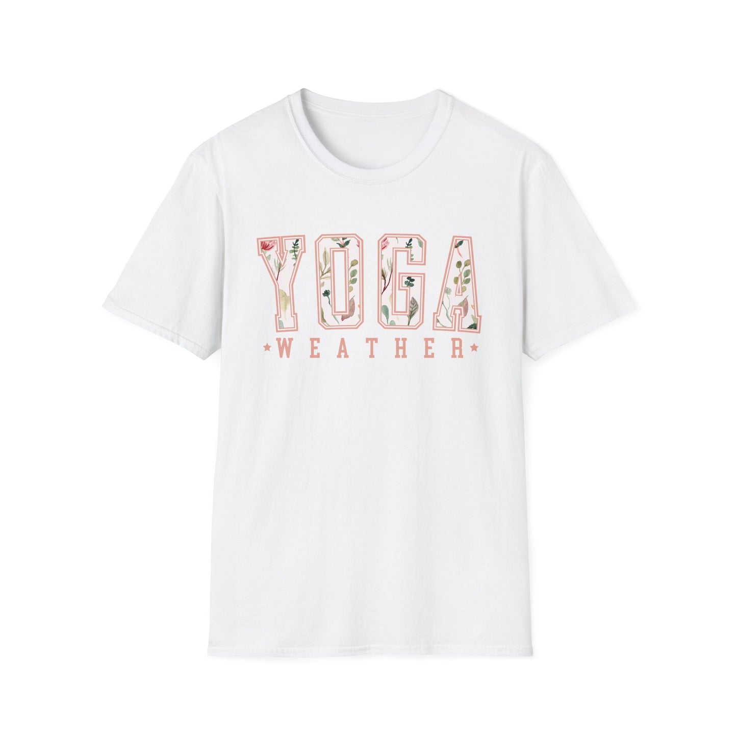 Yoga Weather (Watercolor Floral) T-shirt