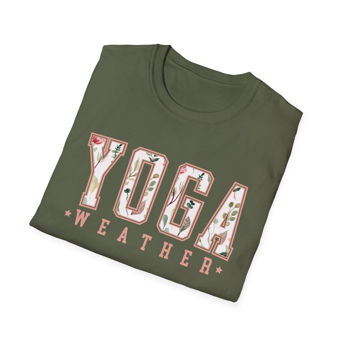 Yoga Weather (Watercolor Floral) T-shirt