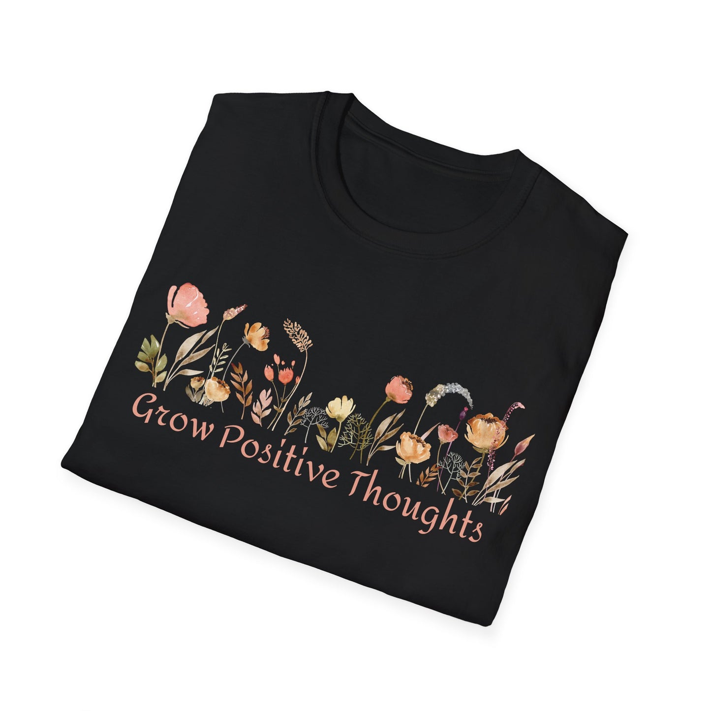 Grow Positive Thoughts (Watercolor) T-shirt
