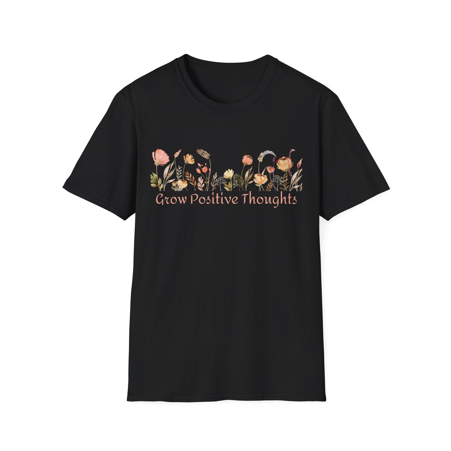 Grow Positive Thoughts (Watercolor) T-shirt