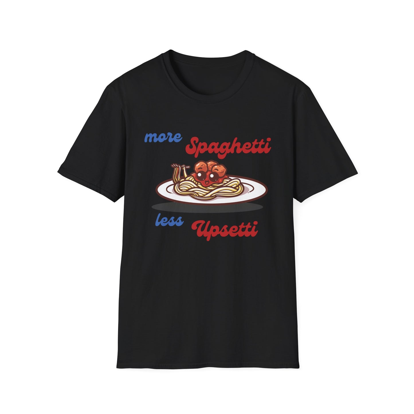 More Spaghetti Less Upsetti (Retro) T-shirt