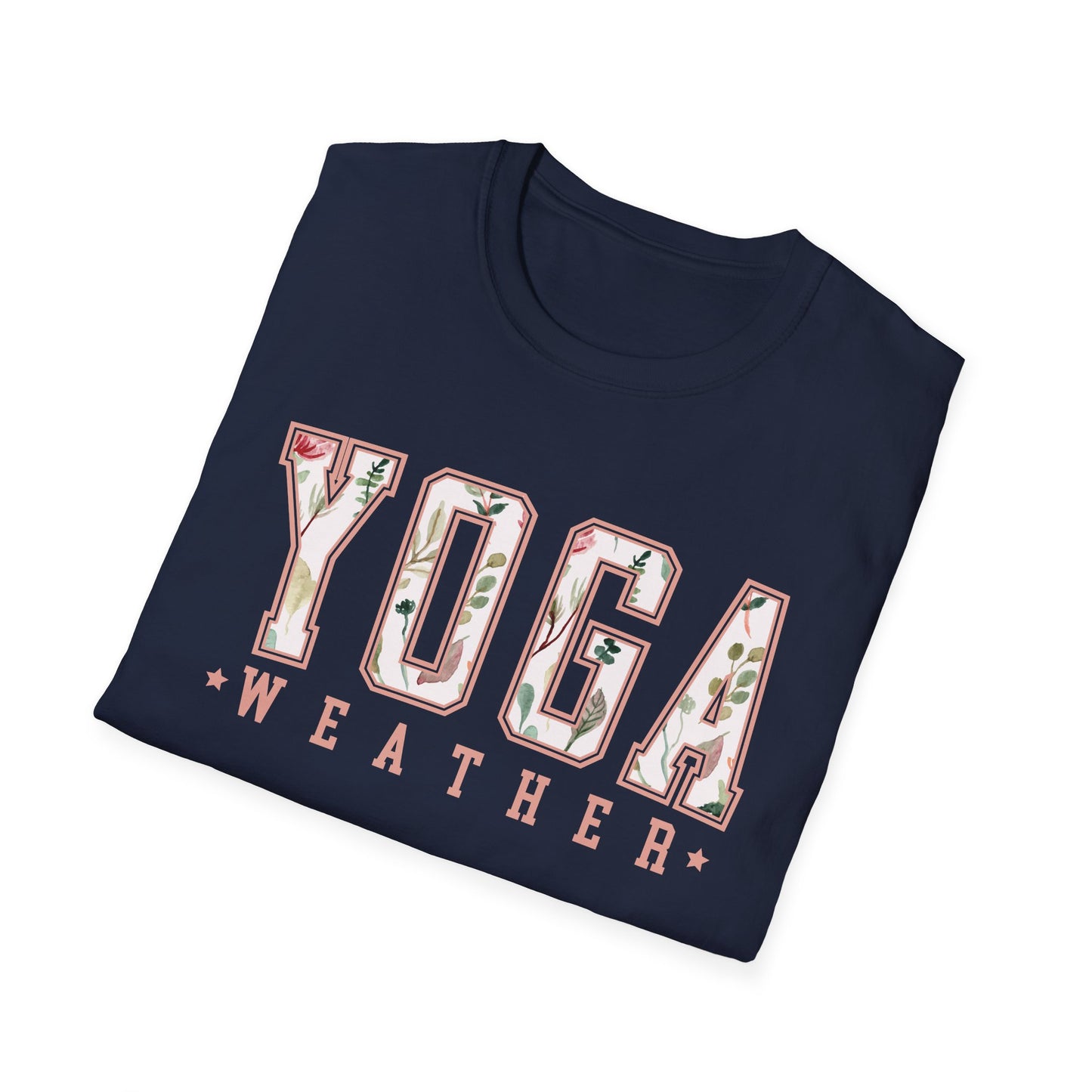 Yoga Weather (Watercolor Floral) T-shirt