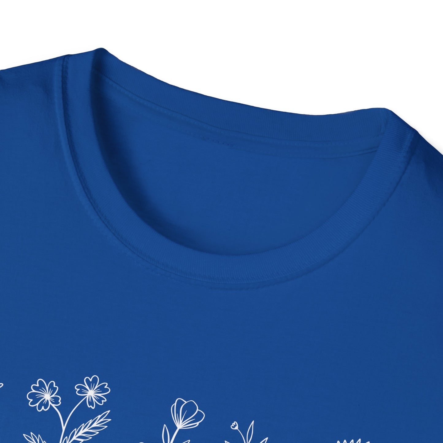We All Bloom In Our Own Time (Floral Line Art) T-shirt
