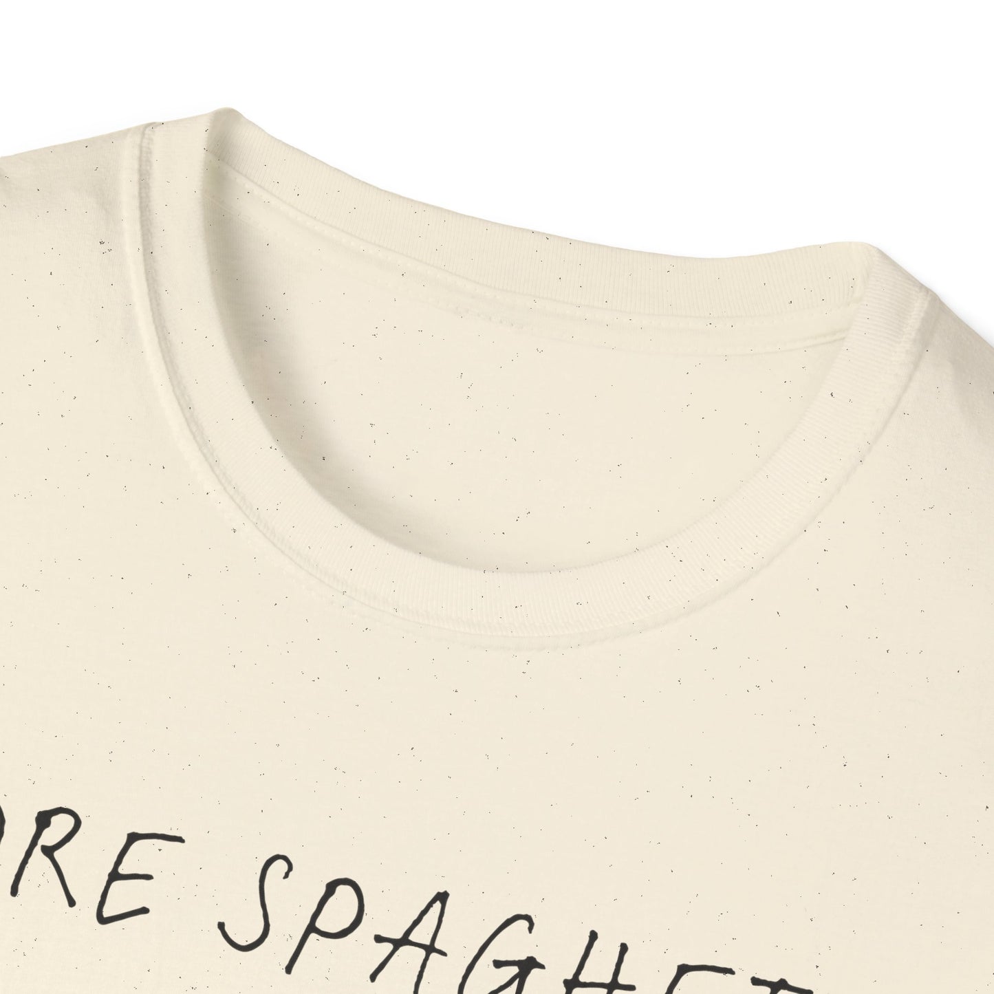 More Spaghetti Less Upsetti (Line Art) T-shirt
