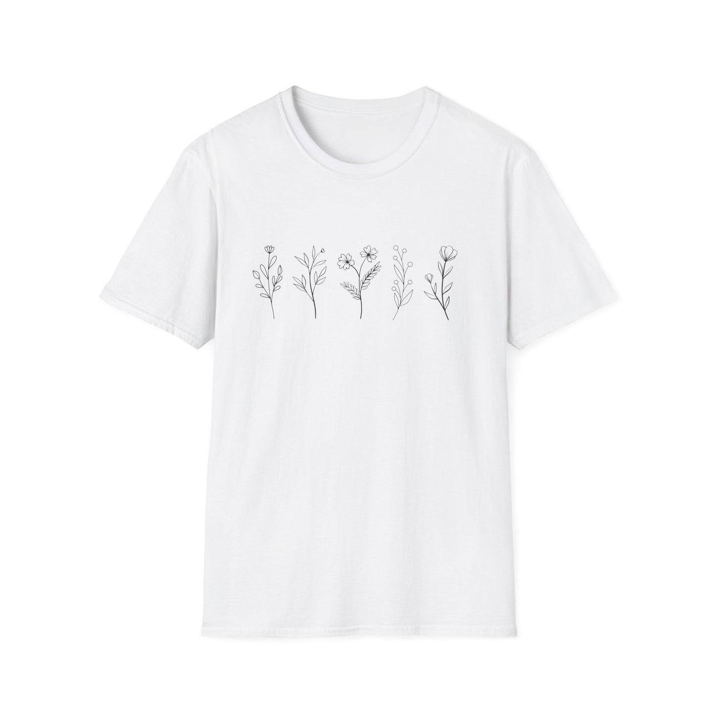 Botanical Line Drawing T-shirt