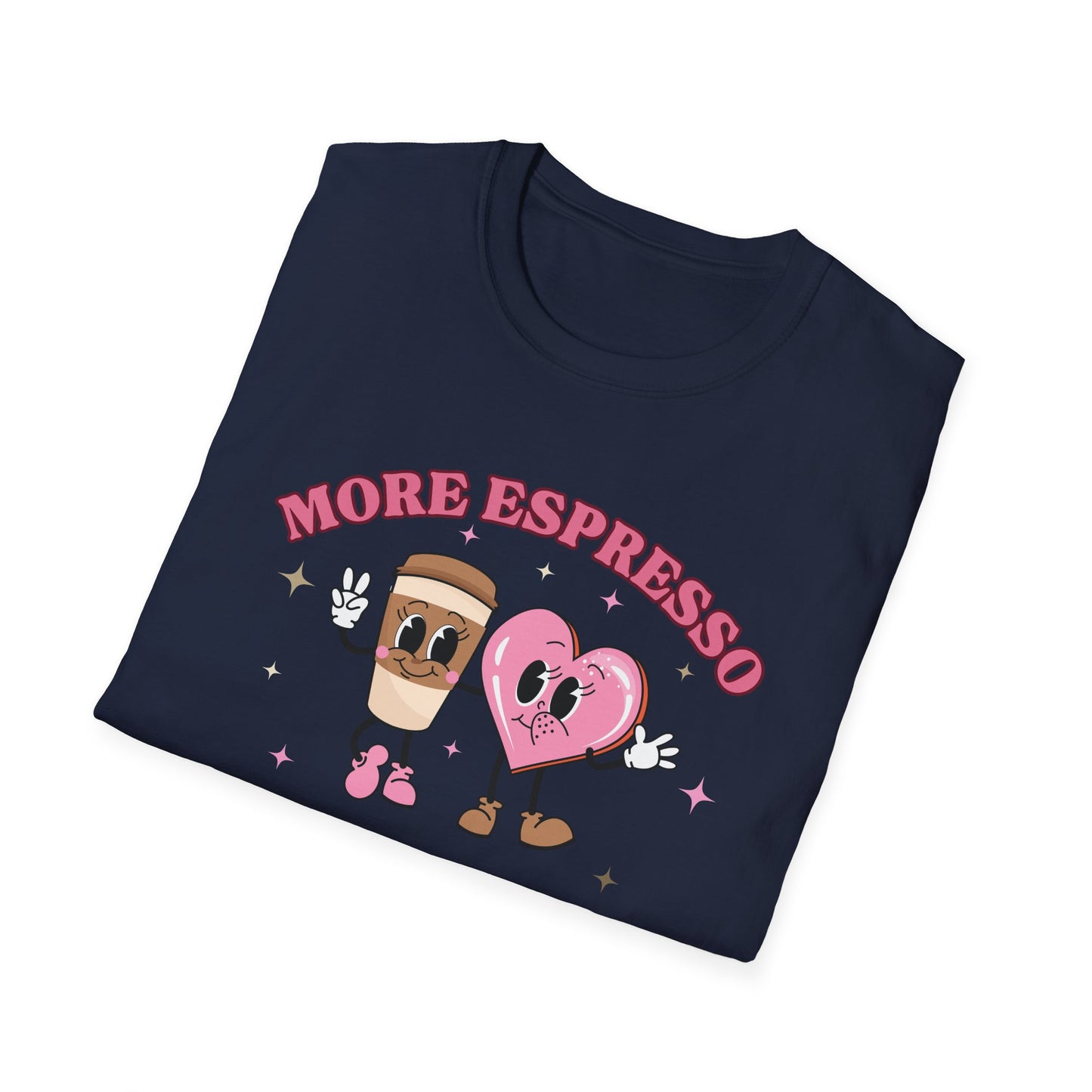 More Espresso, Less Depresso (Coffee & Heart) T-shirt