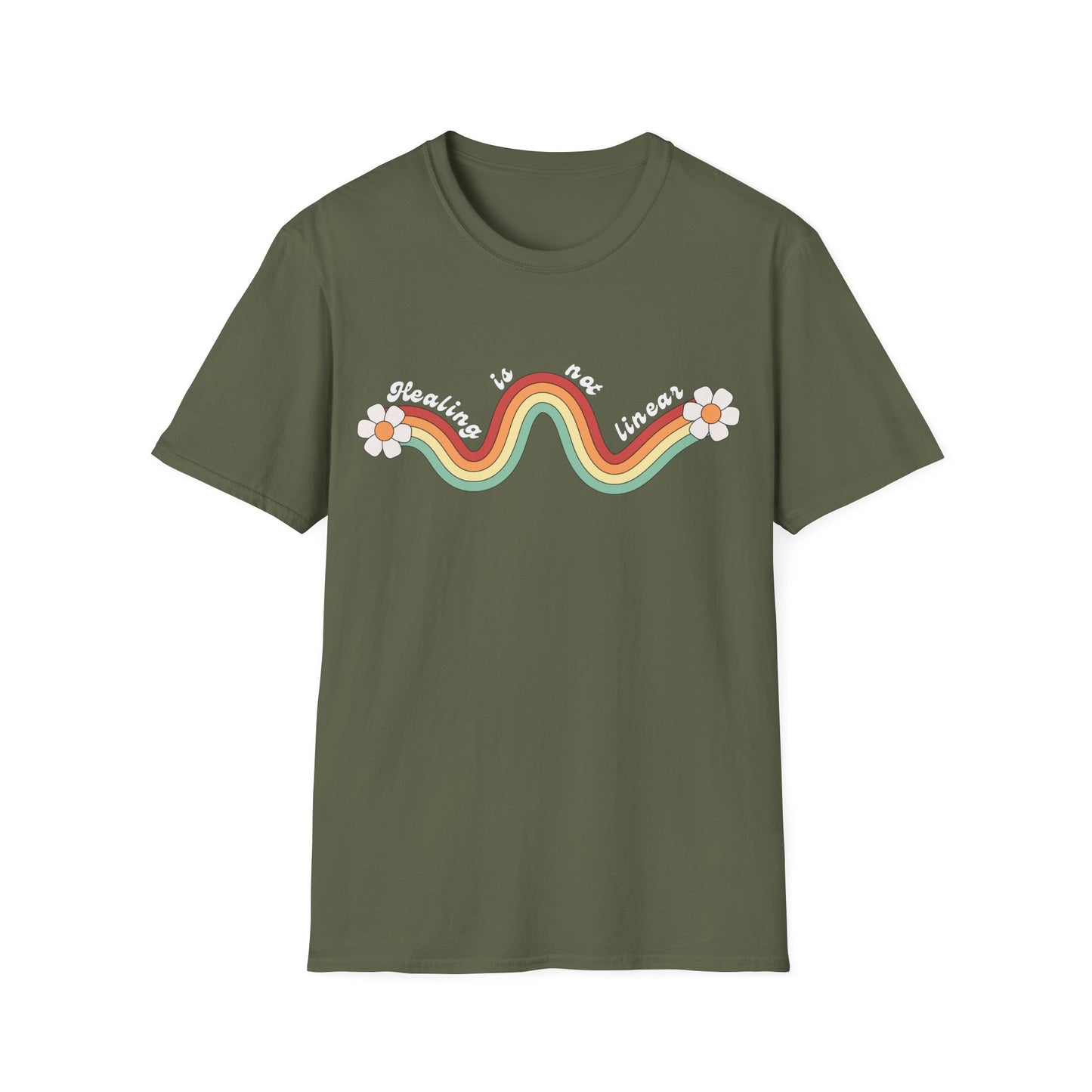 Healing Is Not Linear (Retro) T-shirt
