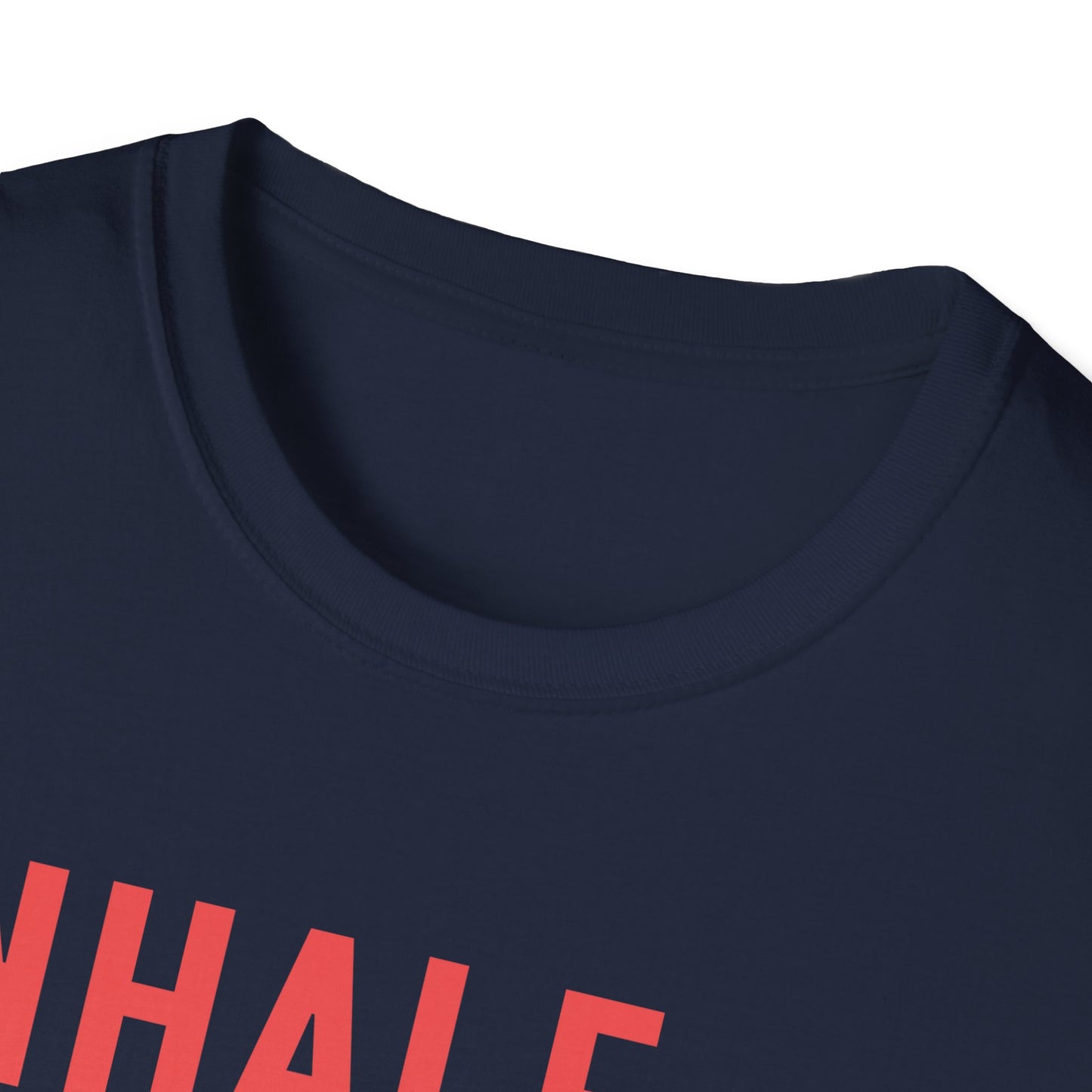 Inhale. Hold. Exhale. Bruh (Retro Colors) T-shirt