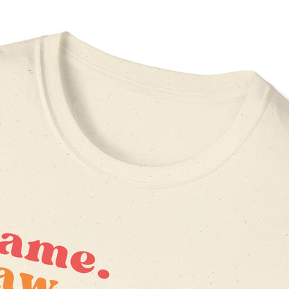 I Came. I Saw. I Had Anxiety. I Left. (Retro Colors) T-shirt