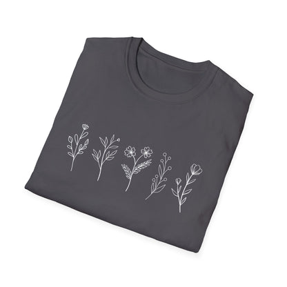 Botanical Line Drawing T-shirt