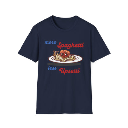 More Spaghetti Less Upsetti (Retro) T-shirt