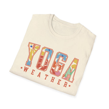 Yoga Weather (Bright Floral) T-shirt