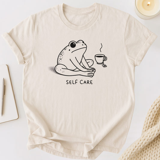 Self-Care Frog T-shirt