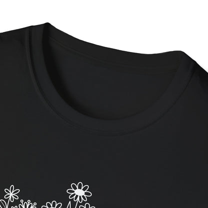 You Belong Among The Wildflowers (Line Art) T-shirt