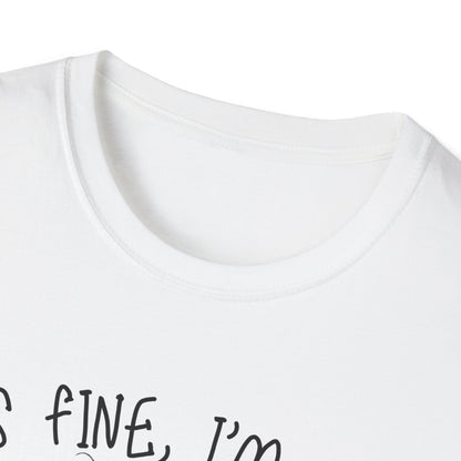 It's Fine. I'm Fine. Everything Is Fine (Cat) T-shirt
