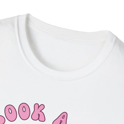 A Book A Day Keeps The Mental Breakdown Away (Groovy Cat) T-shirt