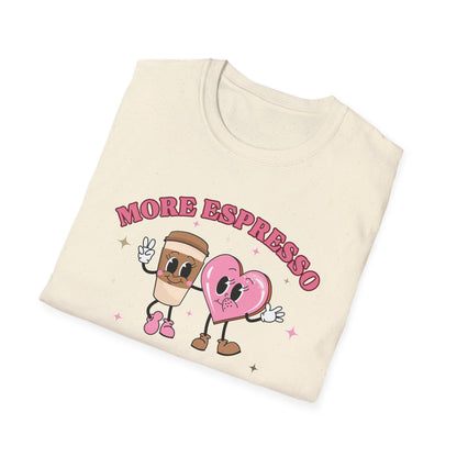 More Espresso, Less Depresso (Coffee & Heart) T-shirt