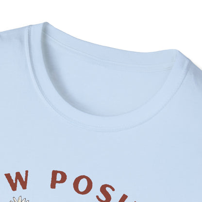 Grow Positive Thoughts (Botanical Skull) T-shirt