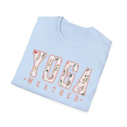 Yoga Weather (Watercolor Floral) T-shirt